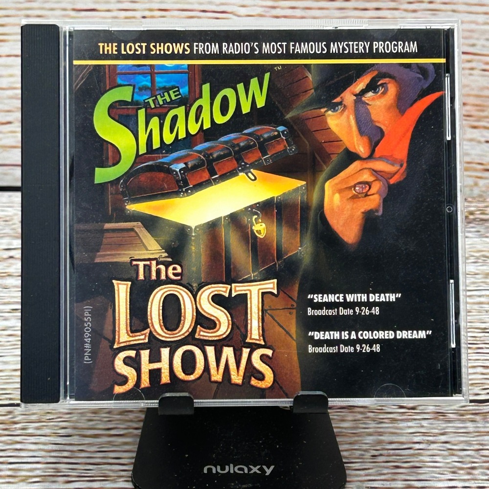 The Shadow The Lost Shows CD Radio Mystery Seance With Death 49055 1998 GAA